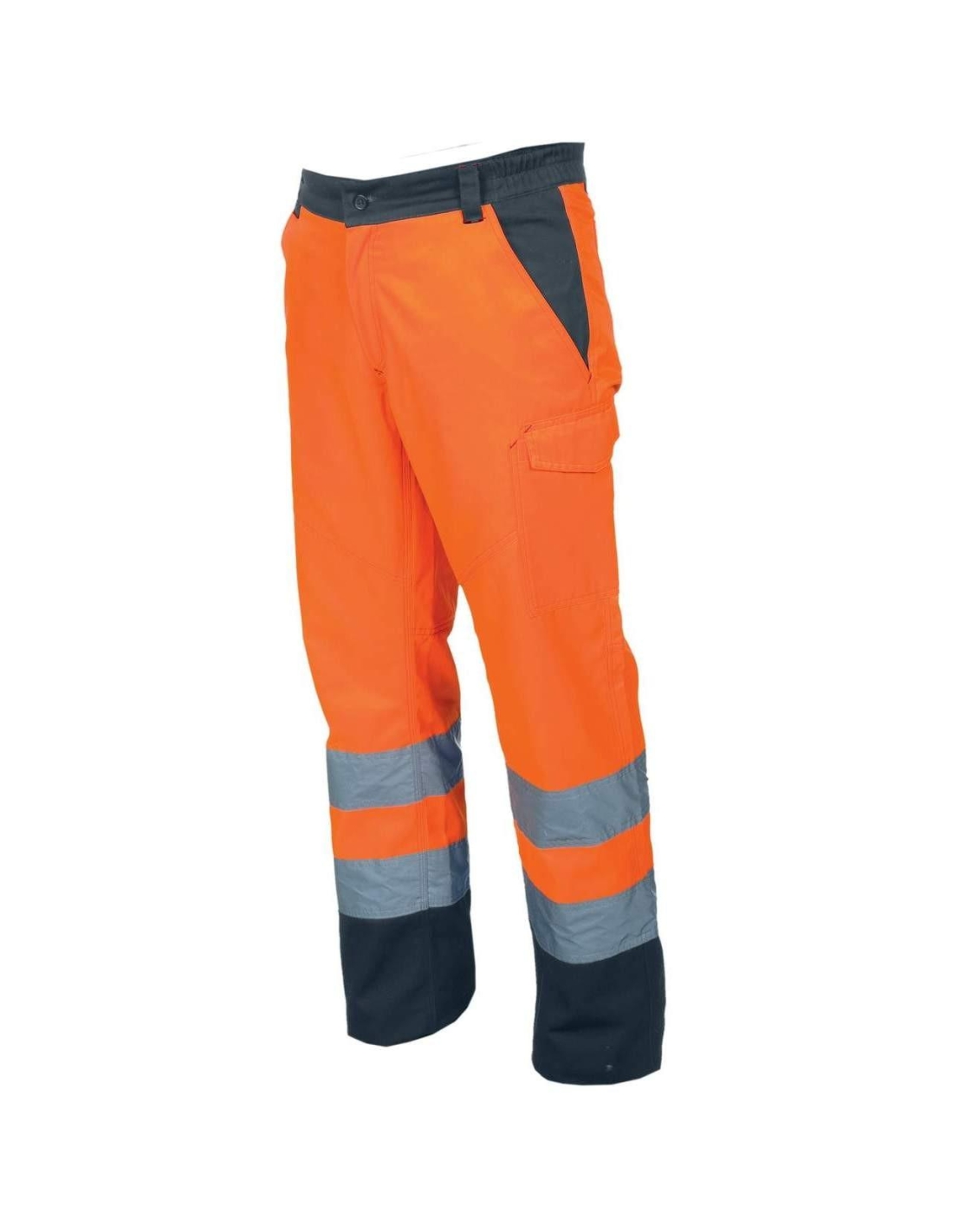 JAUNE FLUO/BLEU MARINE