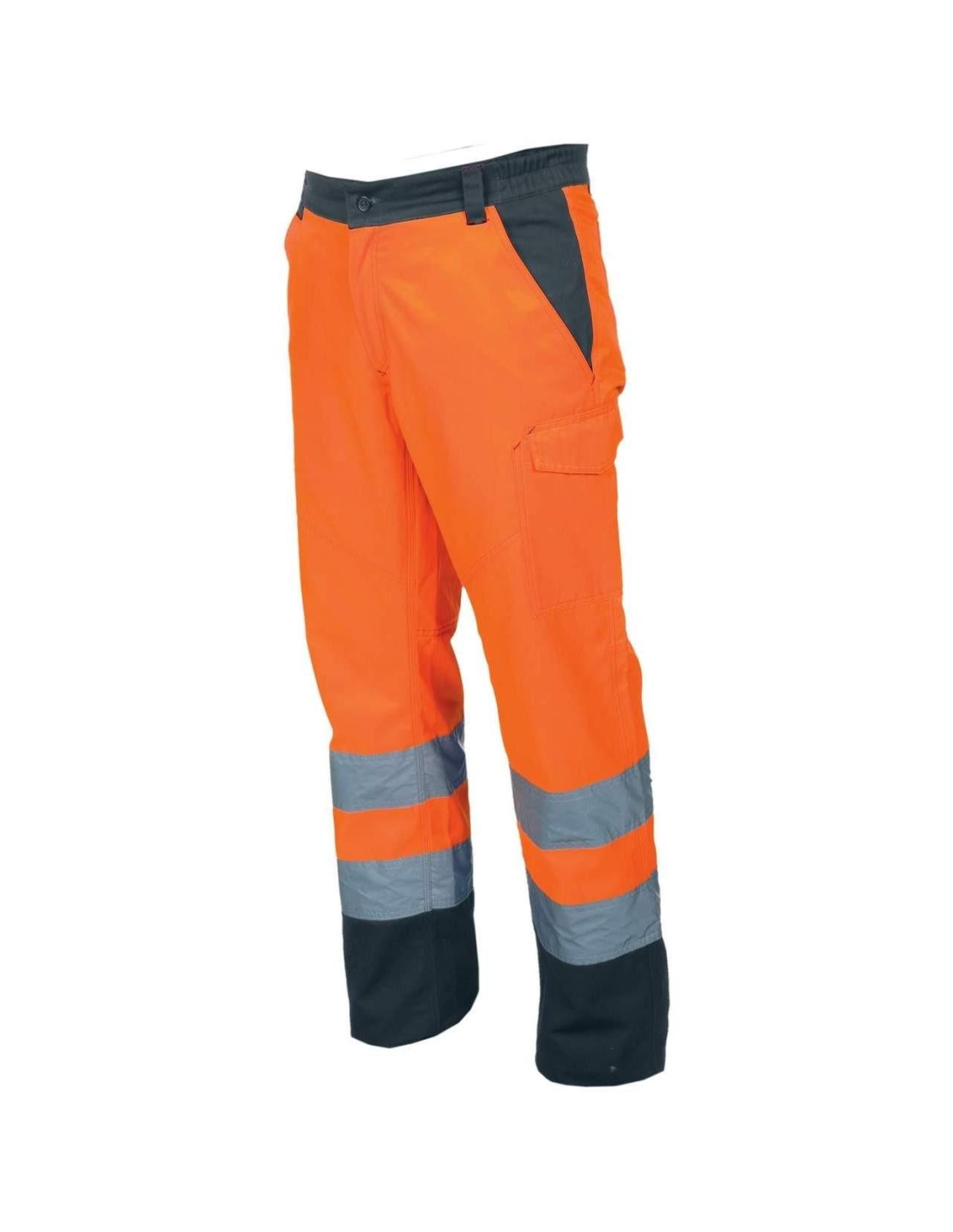 JAUNE FLUO/BLEU MARINE