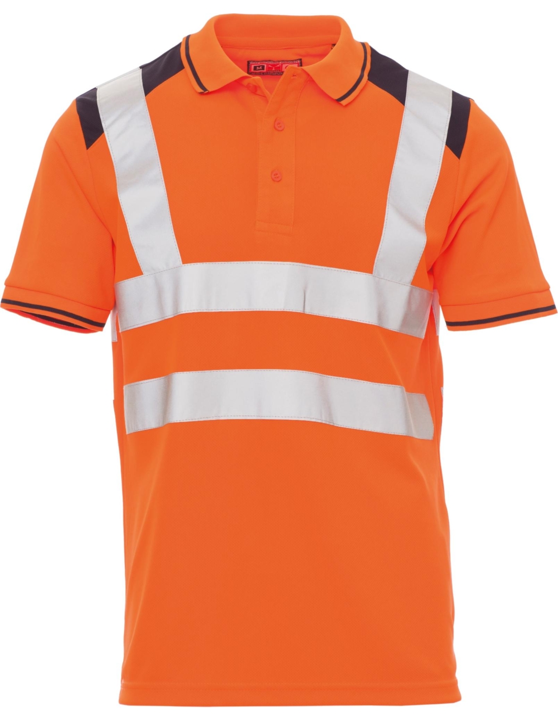 ORANGE FLUORESCENT / BLEU MARINE