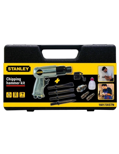 Marteau Burineur Pneumatique Stanley Avec Accessoires Pistolet Perforateur