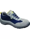 Chaussures Basses De Sécurité De Travail En Cuir Et Mesh Deltaplus Asti S1P Src