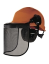 Casque De Chantier Avec Visière Et Coquilles Deltaplus Forestier3