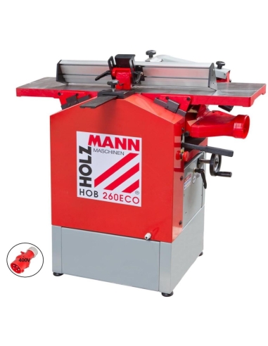 RABOT DÉGAUCHISSEUSE RABOT EPAISSEUR BOIS HOLZMANN HOB 260ECO 400V