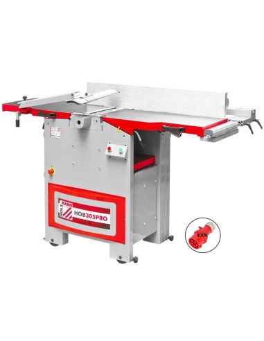 DÉGAUCHISSEUSE RABOTEUSE EPAISSEUR BOIS HOLZMANN HOB305PRO 400V