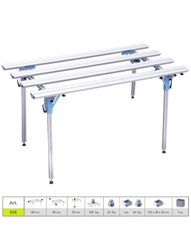 TABLE DE TRAVAIL POUR DALLES ET CARREAUX DE GRANDE TAILLE SIGMA 63E