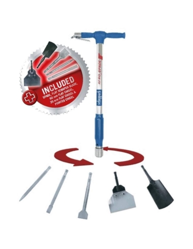 MULTI-USAGE OUTIL PNEUMATIQUE SCHEPPACH AERO SPADE OUTIL UNIVERSEL 5 EN 1