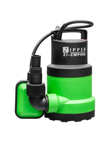 POMPE SUBMERSIBLE A EAU CLAIRE ASPIRATION A PLAT 400W ZIPPER ZI-CWP400