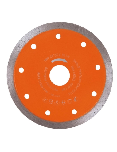 Disque diamant 115 mm pour gres cerame et ceramique Battipav premium