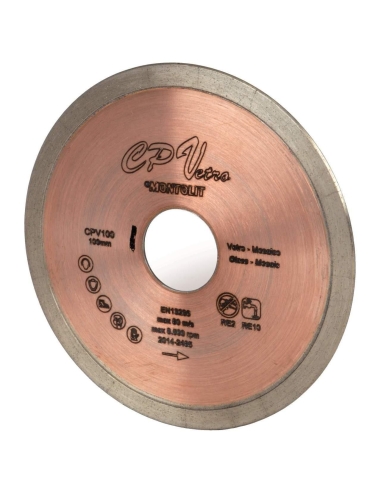 DISQUE DE DIAMANT 100 MM POUR CARREAUX EN VERRE MONTOLIT CERMONT CPV100
