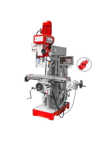 FRAISEUSE UNIVERSELLE FRAISAGE VERTICAL ET HORIZONTAL HOLZMANN BF500DDRO 400V