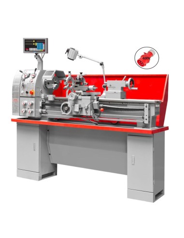 TOUR À MÉTAUX D'ÉTABIL PROFESSIONEL AVEC BANC 400V HOLZMANN ED1000NDIG