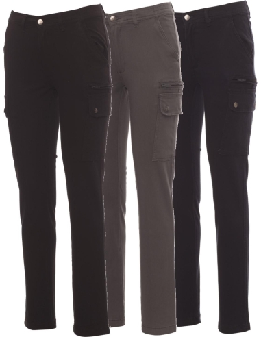 Pantalon Coton Femme Pour Le Travail Multi-Saisons Multi-Poches Payper Forest Lady Stretch