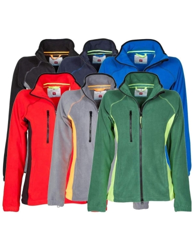 Sweat-Shirt Veste En Polaire Pile Femme Zip Manche Raglan Payper Aspen+ Lady