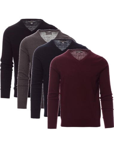 Pullover Pull Col V Pour Homme Coton Payper Business