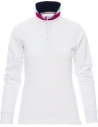 Polo À Manches Longues Avec Boutons Femme 100% Coton Payper Long Nation Lady