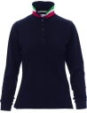 Polo À Manches Longues Avec Boutons Femme 100% Coton Payper Long Nation Lady