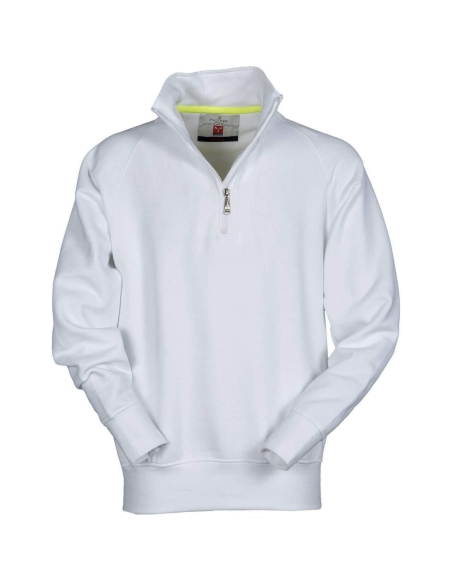 Sweat-Shirt Pour Femme Demi Zip Coton Manche Raglan Payper Miami+Lady