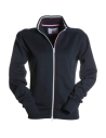 Sweat-Shirt Pour Femme Zip Entière Coton Manches Longues Payper Nazionale Lady
