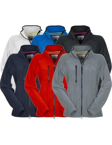 Sweat-Shirt Veste En Polaire Pile Femme Zip Manche Raglan Payper Norway Lady