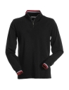 Polo À Manches Longues Pour Homme Demi Zip 100% Coton Payper Prive