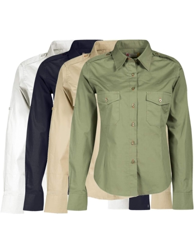 Chemise Pour Femme Manche Longue Coton Payper...