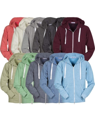 Sweat-Shirt Pour Homme Zip Entière Capuche Manche Raglan Payper Urban