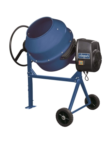 BÉTONNIÈRE ÉLECTRIQUE 180L LITRE 800 W SCHEPPACH MIX180 PORTABLE BÉTON, MORTIER