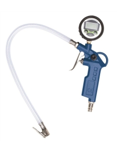 Manometre jauge de pression d'air pneu gonflage digital pneumatique Scheppach