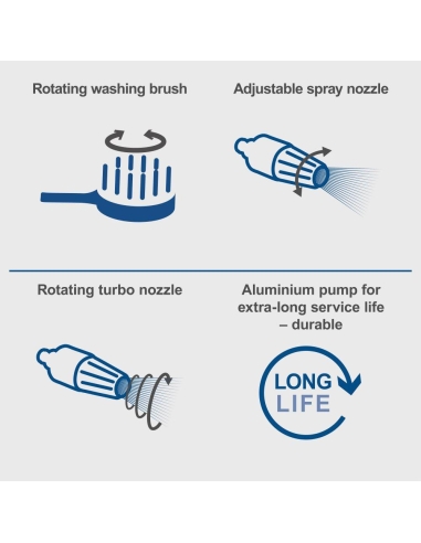 Nettoyeur haute pression a eau froide 180 bar...