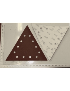 Kit 10 triangles abrasifs grain 100 280x280x280mm a...