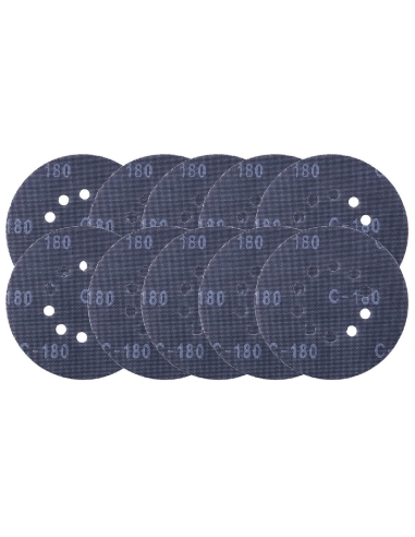 Kit 10 disques abrasifs maille 225mm 80-180 gr...