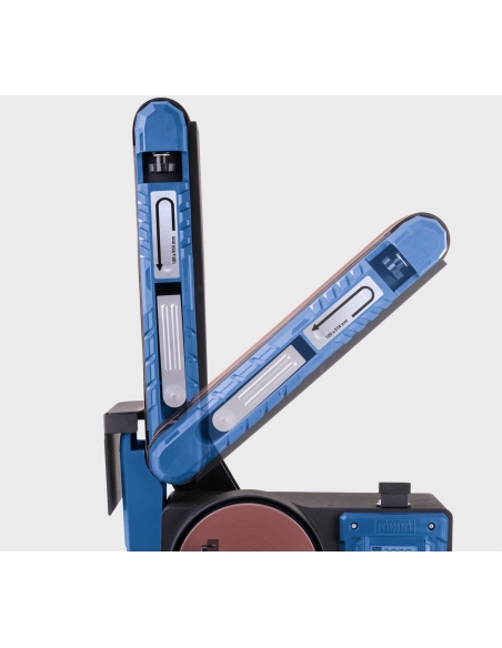 Ponceuse de table combinee avec bande et disque Scheppach bts800vario