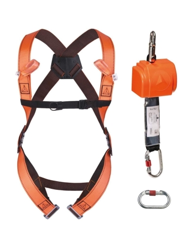 Kit Antichute "Vertical 2,50 M": Har12 + An102 + Am002 + 1 Sac De Rangement Deltaplus Elara140