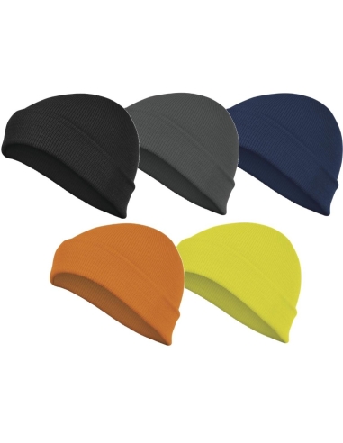 Bonnet Chaud Tricot Calotte Chapeau En Maille Double Épaisseur Deltaplus Jura