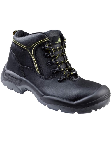 Chaussures Hautes De Sécurité De Travail En Cuir Deltaplus Santana S3 Src