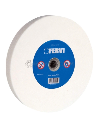 Meule abrasive blanc corindon pour meuleuse fervi mb02/60