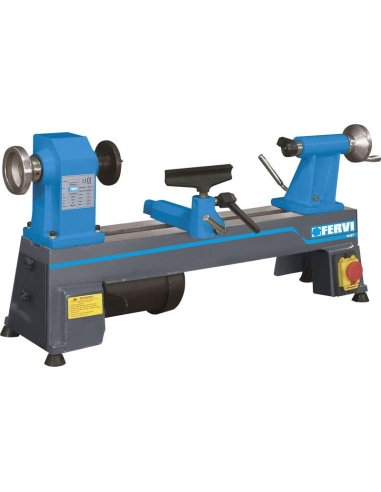 Tour a bois d'etabli 457 mm 550w 230v fervi 0497/300