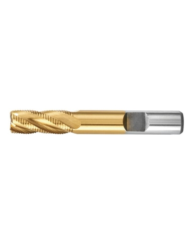 Fraise frontale a 4 dents de 10 mm pour l'ebauche de l'acier
