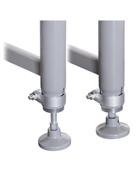 Convoyeur a rouleaux reglable en hauteur 2000 x 450 mm