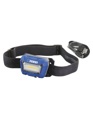 Lampe de poche led avant rechargeable par usb fervi 0482/3