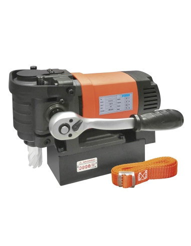 Carottier a colonne de forage magnetique horizontal 1900w 230v fervi 0518/55h