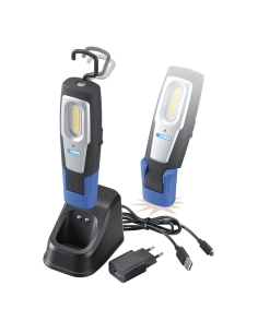 Lampe led rechargeable avec base magnetique fervi 0693a