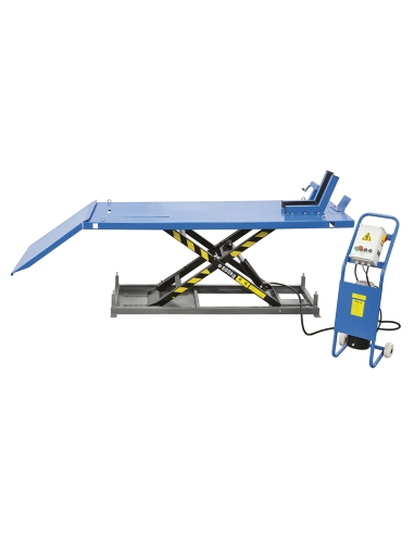 Pont elevateur moto electrohydraulique avec commande separee