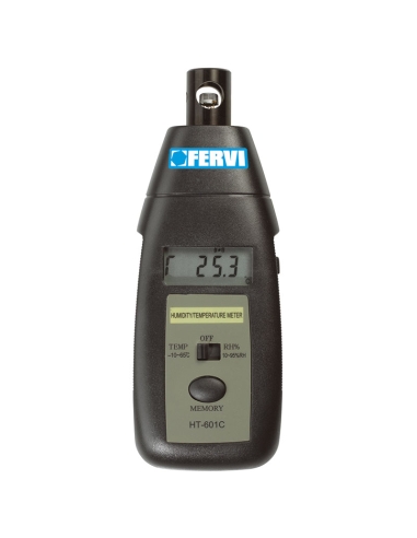 Compteur numerique de temperature et d'humidite ambiante Fervi t057