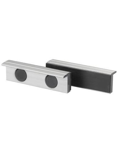 Couvre-mors magnetiques caoutchouc aluminium etau 100mm fervi 0520/100g
