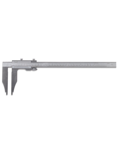 Pied a coulisse vingtieme en acier inoxydable satine resolution 300 mm 002