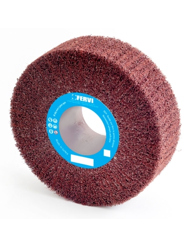 Roue avec trou en toile abrasive 165 x 50 x 65 mm tres fine