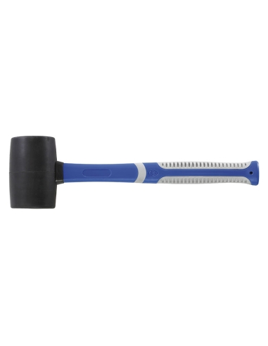 Marteau en caoutchouc 55 mm 350 g avec manche fibre Fervi 0794/350