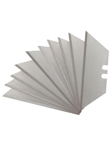 Set 10 lames trapezoidales pour cutter Fervi 0696/l