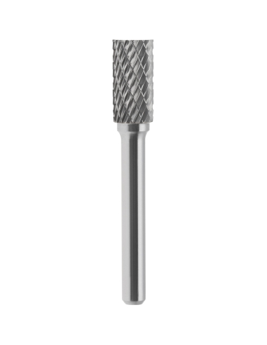 Lime rotative cylindrique coupe croisee HM 12x25 mm tige 6 Fervi a12dc6